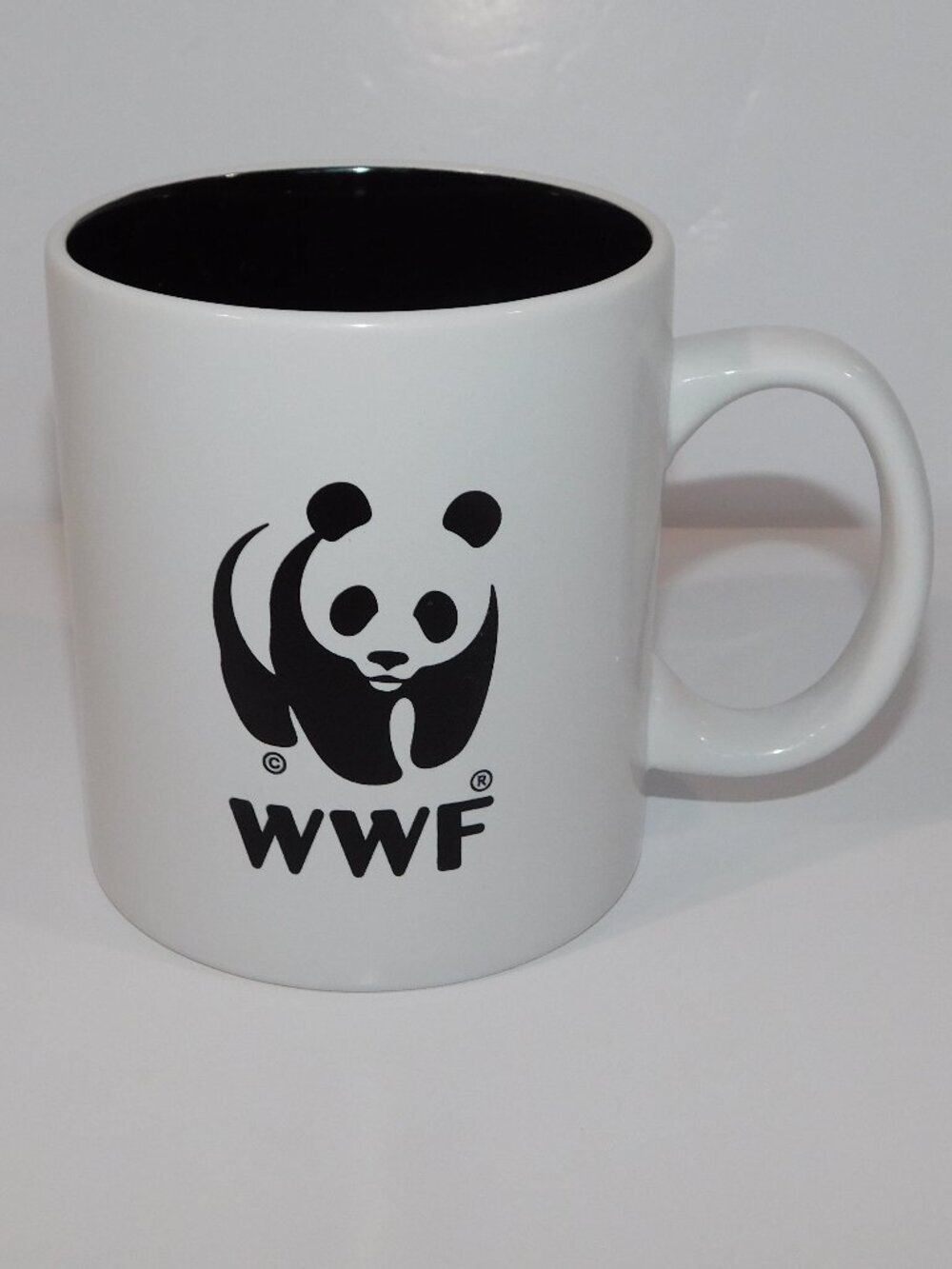 WWF World Wildlife Fund Regenerate Canada Black White Panda Bear Coffee mug